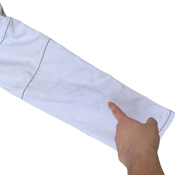 VINTAGE True Religion Jeans Size 36 MOTO White Stained - Picture 12 of 12